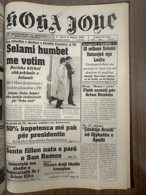 Koha Jonë 1995-02-21